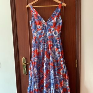 J.Crew Maxi Dress in Size 0, Summer Print
